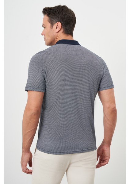 Erkek Lacivert Trend Cepli Polo Yaka T-Shirt indirimleri