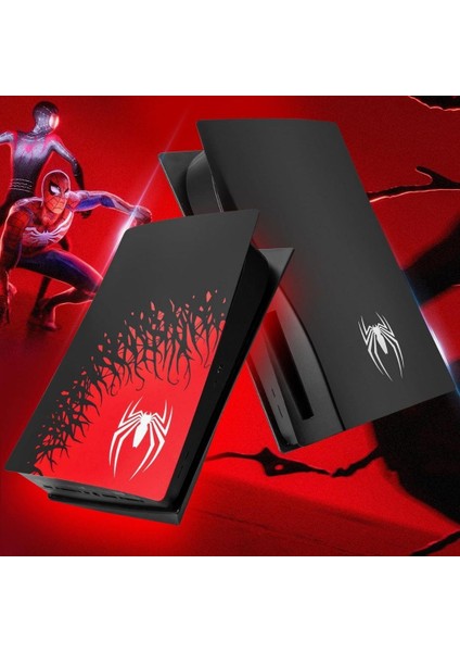 Ps5 CD Sürüm Uyumlu - Spider - Man 2 Desenli Konsol Faceplate Shell Covers kapakları