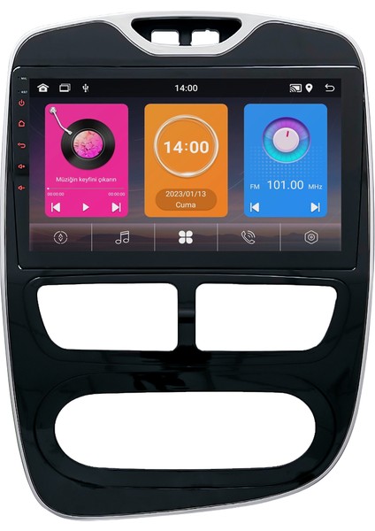 Renault Clio 4 (2013-2017) Android 14 Multimedya Carplay 10 Inch 8 GB Ram / 128 GB Hafıza CRV-4447XAA