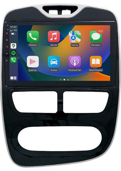 Renault Clio 4 (2013-2017) Android 14 Multimedya Carplay 10 Inch 8 GB Ram / 128 GB Hafıza CRV-4447XAA