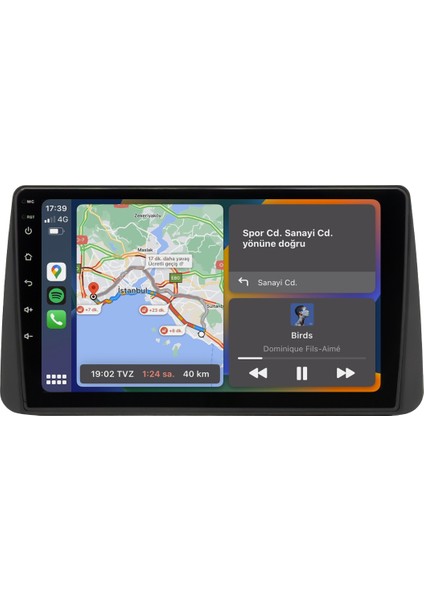 Fiat Egea Cross (2015-2023) Android 14 Multimedya Carplay 10 Inch 8 GB Ram / 128 GB Hafıza CRV-4106XAA
