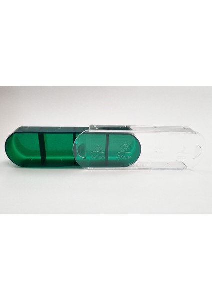 Ilmuka 10CMX3,5CM Günlük Ilaç Muhafaza Kabı (3ADET) Ilaç Saklama Kutusu 4öğün Ilmuka (Yeşil) fırsatları