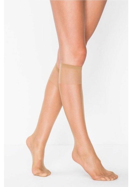 6 Adet Süper Ince 15 Den Mat Pantolon Çorabı Bronz
