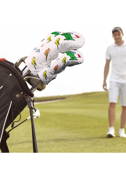 Sürücü, Fairway, Melezler Için Golf Kulübü Kılıfları-Golf Sürücüsü Başörtüsü/golf Fairway Ahşap/hibrit Erkek Golfçü B (Yurt Dışından) modelleri
