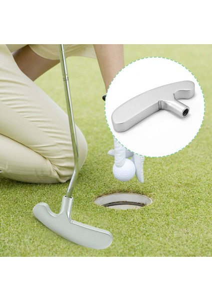 Çinko Alaşım Golf Uygulama Atıcı Kafa Gümüş Çift Iki Yönlü Sol/sağ El Eğitimi Aracı (Yurt Dışından) modelleri