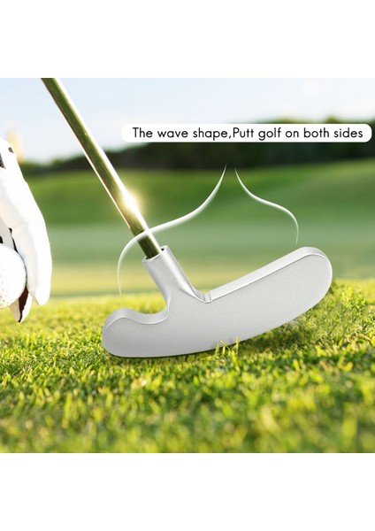Çinko Alaşım Golf Uygulama Atıcı Kafa Gümüş Çift Iki Yönlü Sol/sağ El Eğitimi Aracı (Yurt Dışından) fırsatları