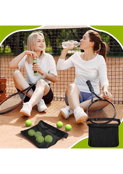 2 Adet Tenis Topu Tutucu, Bant Ayarlanabilir Örgü Çanta Topları Bel Kalça Için Tutucu Çantalar (Yurt Dışından) indirimleri
