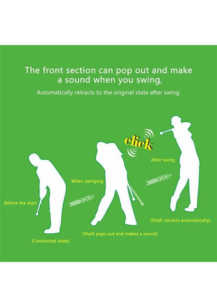 Golf Salıncak Uygulama Çubuğu Teleskopik Eğitmen Usta Eğitim Yardımı Duruş Düzeltici (Yurt Dışından) fırsatları