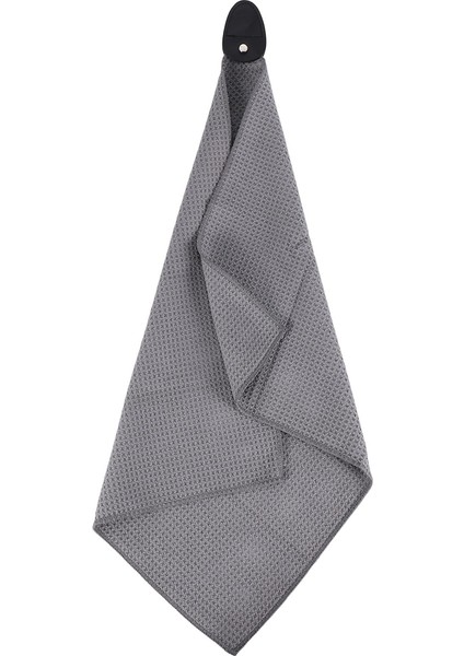 Manyetik Havlu, Golf Arabaları Veya Sopaları Için Derin Cepli Mıknatıslı Katmanlı Mikrofiber Golf Havlusu, Gri (Yurt Dışından) fırsatları