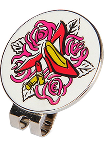 Golf Kapağı Klipsi Işaret Topu Pozisyonu Manyetik Çıkarılabilir Çinko Alaşımı Pas (Yurt Dışından)