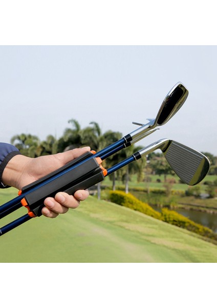 Golf Sopası Alıcısının Sabitleme Braketi Kelepçesi Taşınabilir, Kullanımı Kolay, Küçük ve Hafif, Siyah + Turuncu (Yurt Dışından) fırsatları