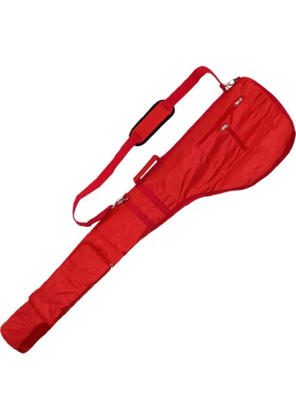 Yeni Golf Kulübü Taşıma Çantası Taşıma Sürüş Aralığı Seyahat Suya Dayanıklı Katlanabilir Çanta, Kırmızı (Yurt Dışından)