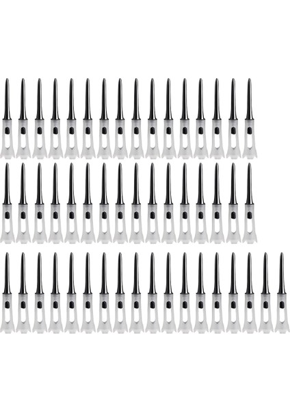 50 Adet Golf Topluğu Çift Katmanlı Plastik Top Yumuşak Düşük Dirençli Koltuk Eğitim Aracı Siyah (Yurt Dışından)