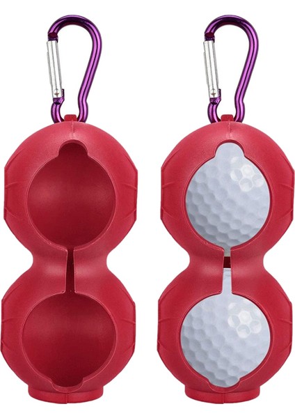 2 Paket Golf Topu Tutucu Yumuşak Silikon Klip Kırmızı Alüminyum Kanca Aksesuarları ile (Yurt Dışından) modelleri