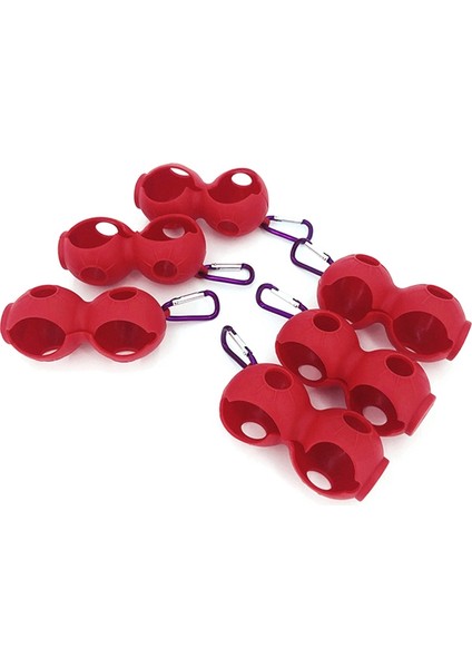 2 Paket Golf Topu Tutucu Yumuşak Silikon Klip Kırmızı Alüminyum Kanca Aksesuarları ile (Yurt Dışından) indirimleri