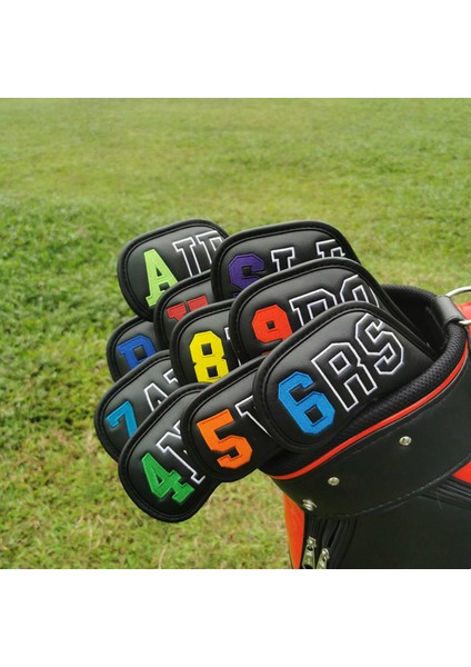 Golf Demir Golf Sopası Kılıfı Seti, Ince Işlemeli Dijital Işaret ile 456789APSX 10 Adet Golf Sopası Kılıfı Seti, Siyah (Yurt Dışından) fiyatları