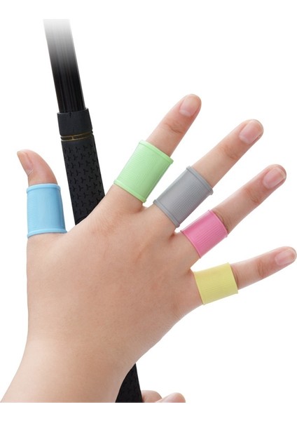 8 Adet/takım Golf Parmak Kaymaz Silikon Kol Koruyucu Kapak El Koruyucu Destek Kadın - Yeşil (Yurt Dışından) fırsatları