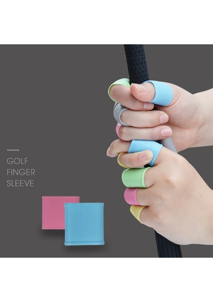 8 Adet/takım Golf Parmak Kaymaz Silikon Kol Koruyucu Kapak El Koruyucu Destek Kadın - Yeşil (Yurt Dışından) indirimleri