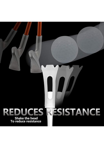 50 Adet Golf Topluğu Çift Katmanlı Plastik Top Yumuşak Düşük Dirençli Koltuk Eğitim Aracı Beyaz (Yurt Dışından) fırsatları