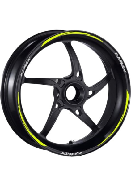 Yamaha Florasan Sarı Iıı Nmax Uyumlu 1 Set Jant Şeridi fiyatları