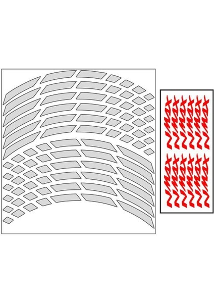 Reflektör Beyaz Iı Yamaha Nmax Uyumlu Jant Şeridi