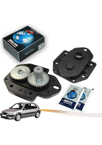 Citroen Saxo 1996-2005 Manuel Sunroof Cam Tavan Motor Dişlisi & Kapağı Tamir Seti