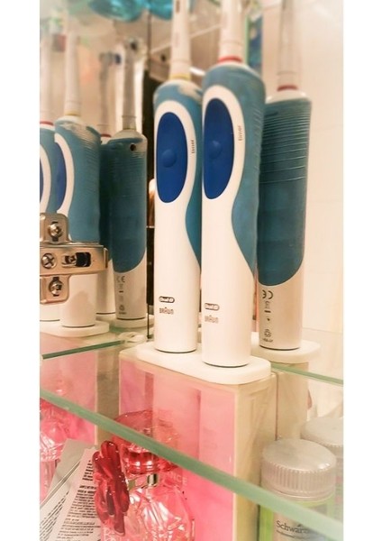 Oral B 2'Li Fırça Standı, Diş Fırça Standı