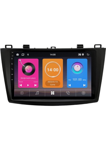 Mazda 3 (2011-2014) Android 14 Multimedya Carplay 10 Inch 8 GB Ram / 128 GB Hafıza CRV-4596XAA