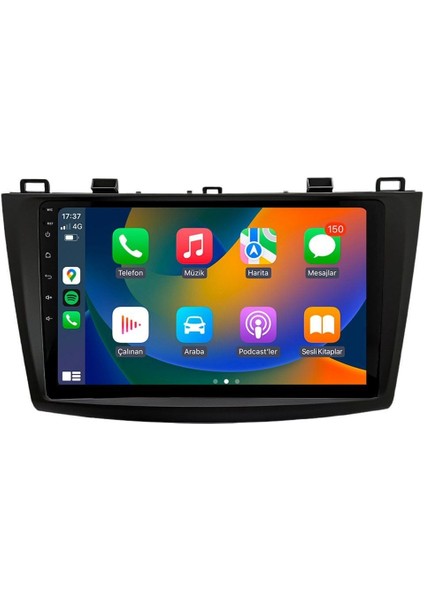 Mazda 3 (2011-2014) Android 14 Multimedya Carplay 10 Inch 8 GB Ram / 128 GB Hafıza CRV-4596XAA