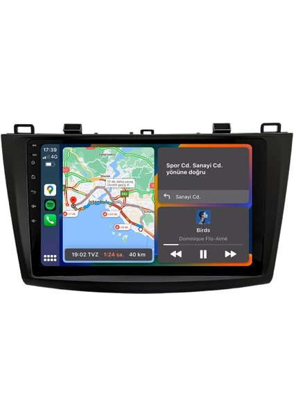 Mazda 3 (2011-2014) Android 14 Multimedya Carplay 10 Inch 8 GB Ram / 128 GB Hafıza CRV-4596XAA