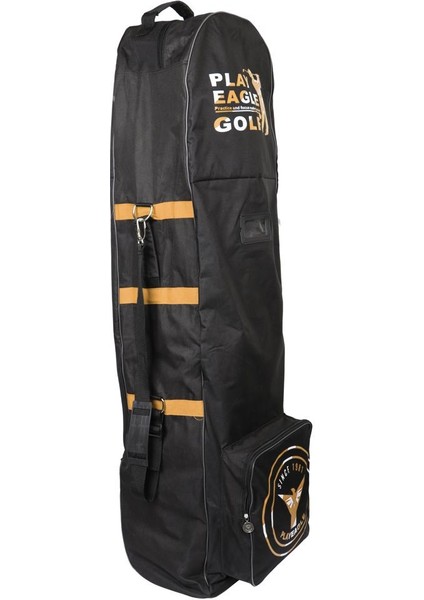 Katlanır Golf Çantası Taşıma Uçak Tekerlekleri Kılıfı ve Kodlu Altın (Yurt Dışından)