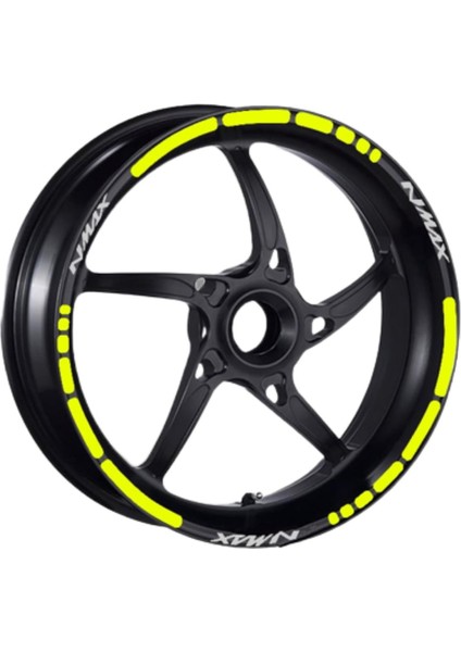 Yamaha Florasan Sarı I Nmax Uyumlu 1 Set Jant Şeridi fiyatları