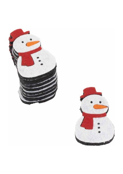 Keçe Figür Kardan Adam 10'lu Küçük fiyatları