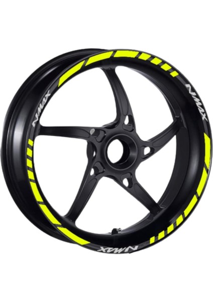 Yamaha Florasan Sarı Iı Nmax Uyumlu 1 Set Jant Şeridi fiyatları