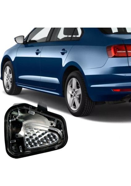 JETTA 2015-2018 MODEL ARASI UYUMLU SOL SÜRÜCÜ TARAFI AYNA SİNYALİ ALT ÇEVRE AYDINLATMA LAMBASI