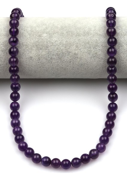 Ametist Ab Kalite Doğal Taş Dizi 8 Mm Küre Kesim fiyatları