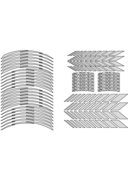 Reflektör Beyaz Suzukı Uyumlu Racing Şerit