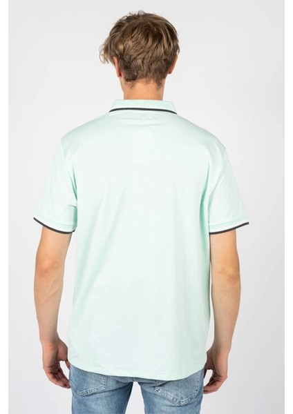 Erkek Yeşil Pique Polo Yaka T-Shirt fiyatları