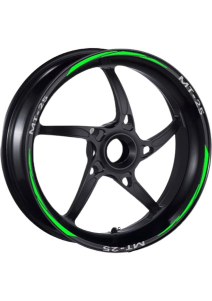Yamaha Florasan Yeşil Mt-25 Uyumlu 1 Set Jant Şeridi fiyatları