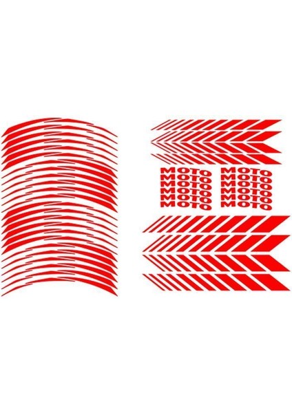 Sevenkardeşler Florasan Kırmızı Universal Racing Şerit