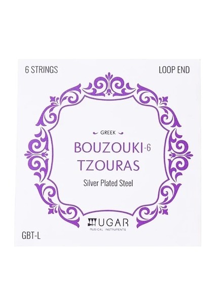 GBT-L Yunan Buzuki Teli 6 Telli Silver Plated Steel