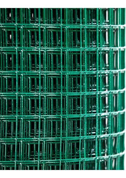 Pvc Kaplı Puntalı Bahçe Çiti ve Kümes Teli 2,00MM 50*50 Göz Aralığı 180 cm 25 mt Rulo