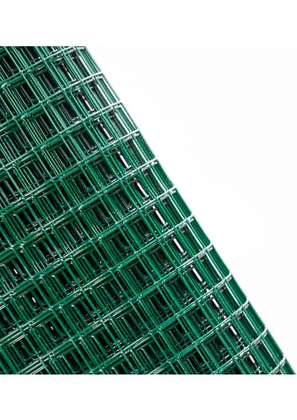 Pvc Kaplı Puntalı Bahçe Çiti ve Kümes Teli 2,00MM 50*50 Göz Aralığı 180 cm 25 mt Rulo