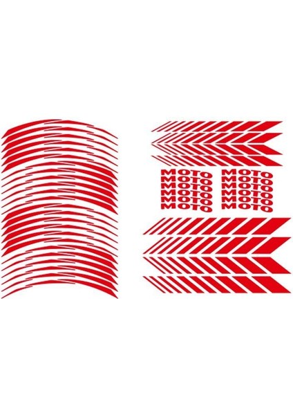 Reflektör Kırmızı Racing Şerit