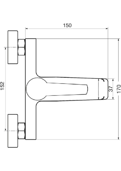Agena Banyo Bataryası P904R Rose