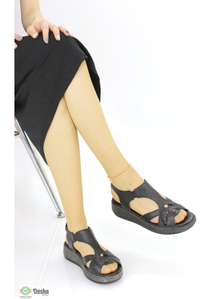 Kadın Deri Ortopedik Sandalet M25/YS-ERİCA