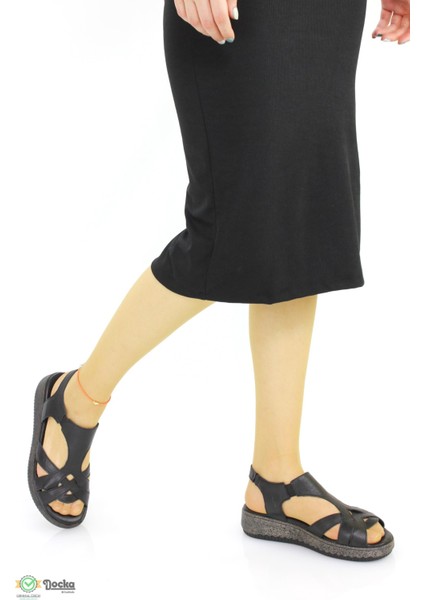 Kadın Deri Ortopedik Sandalet M25/YS-ERİCA modelleri