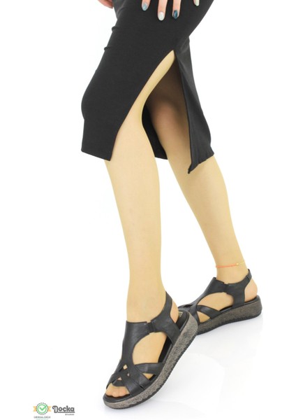 Kadın Deri Ortopedik Sandalet M25/YS-ERİCA fırsatları