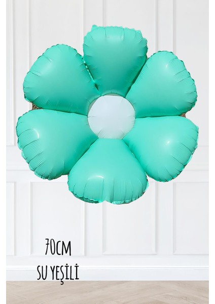 Su Yeşili Papatya Folyo Balon 70CM