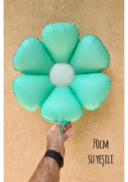 Su Yeşili Papatya Folyo Balon 70CM fiyatları